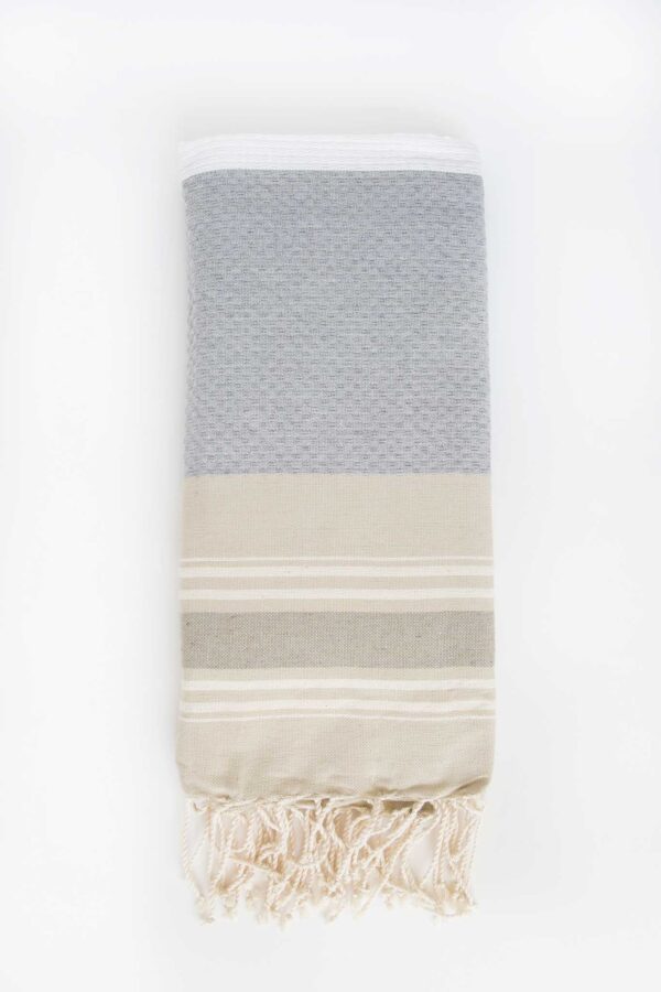 Fouta Beach Towel Multicolor White