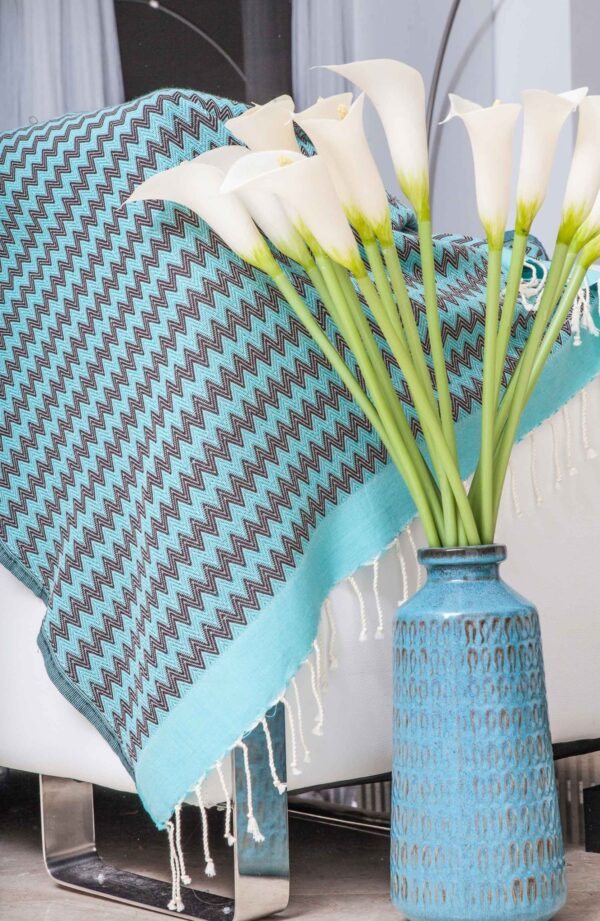 Fouta/Throw Chevron Zig Zag