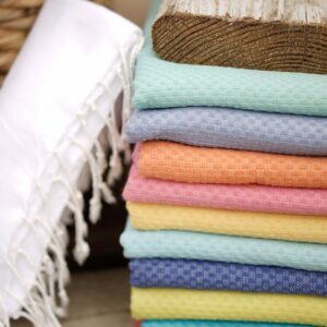 Fouta Solid Color Honeycomb