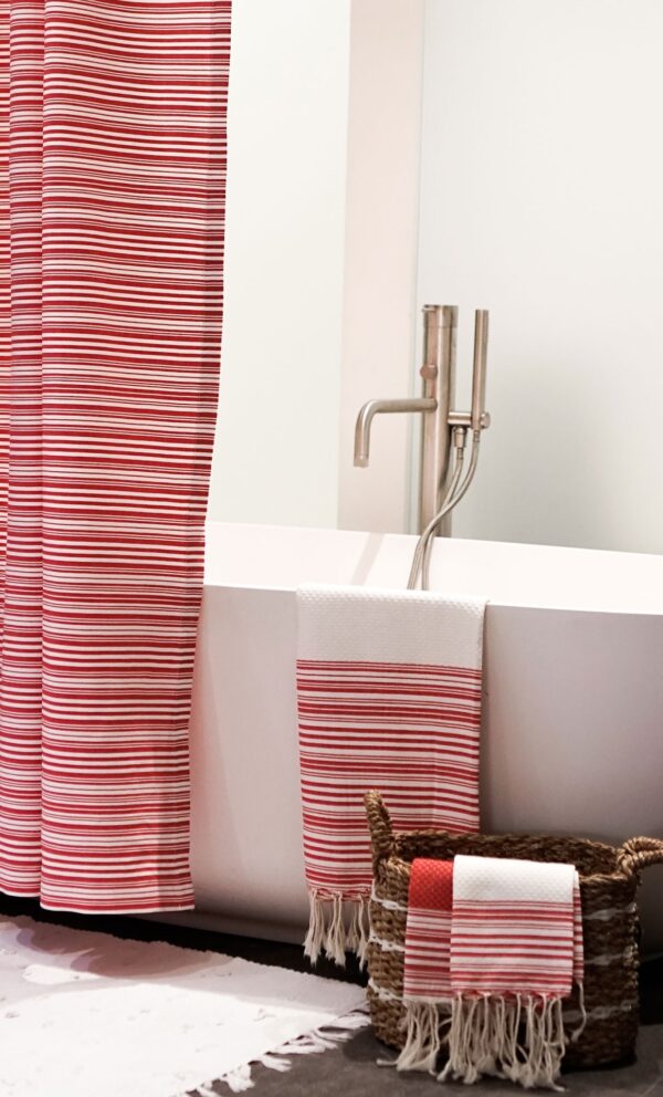 Fouta Positive/ Negative Thin Stripes