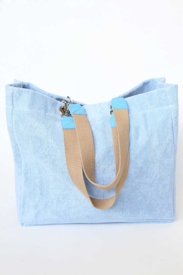 Terry cloth tote bag best sale
