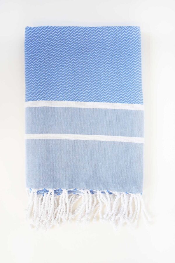 Fouta Towel Herringbone 2 Stripes