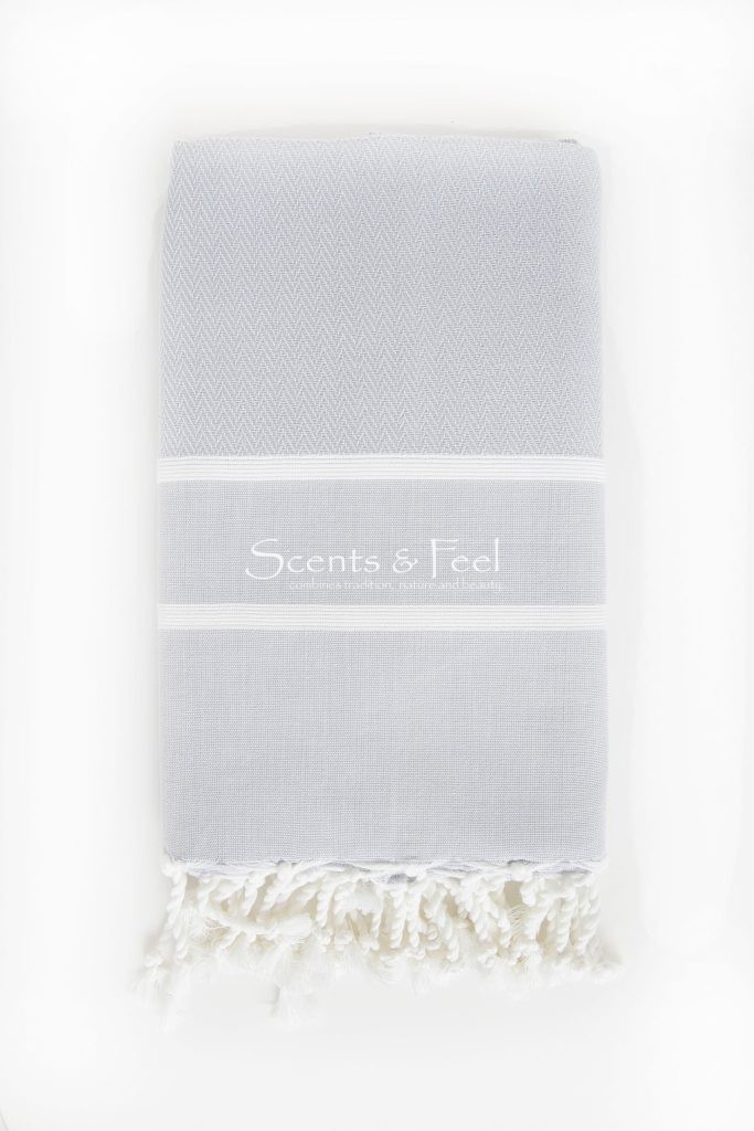 Aqua Herringbone Fouta
