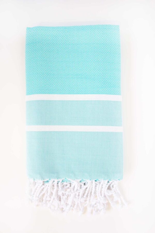 Fouta Towel Herringbone 2 Stripes