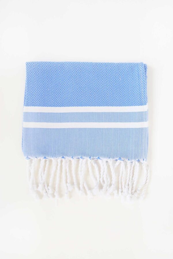 Guest Towel Herringbone 2 Stripes