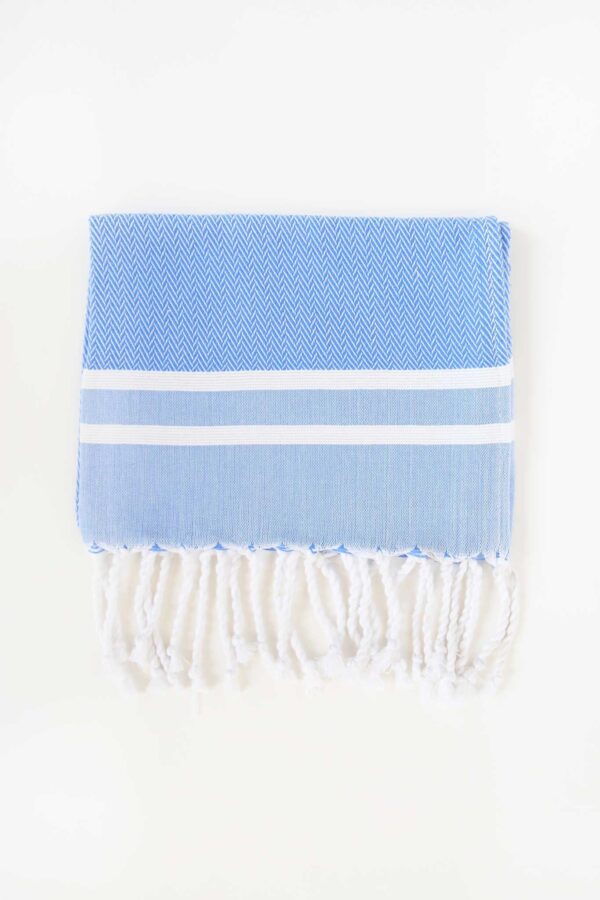 Guest Towel Herringbone 2 Stripes