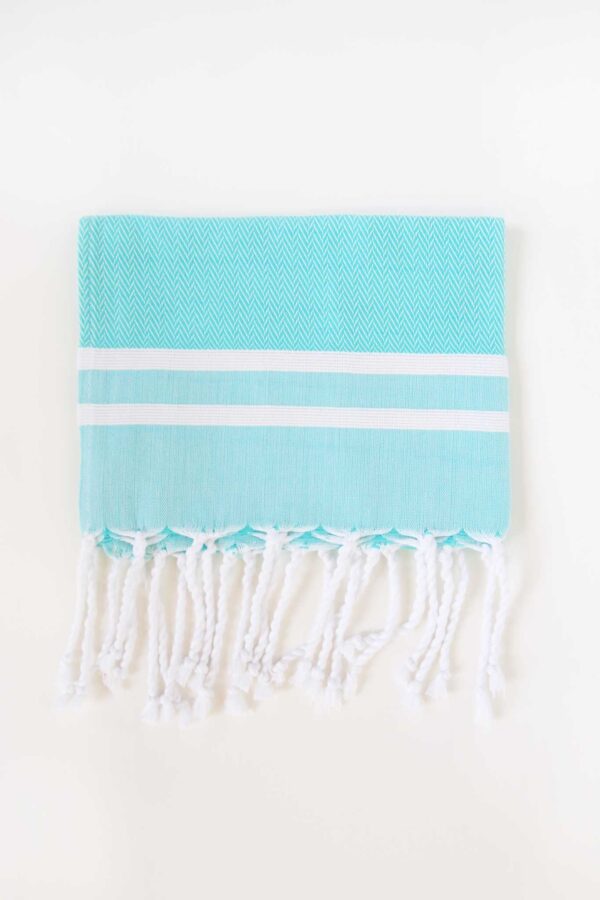 Guest Towel Herringbone 2 Stripes