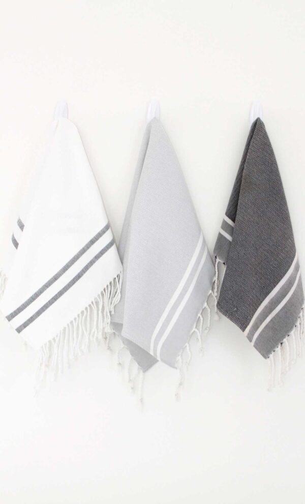 Guest Towel Herringbone 2 Stripes