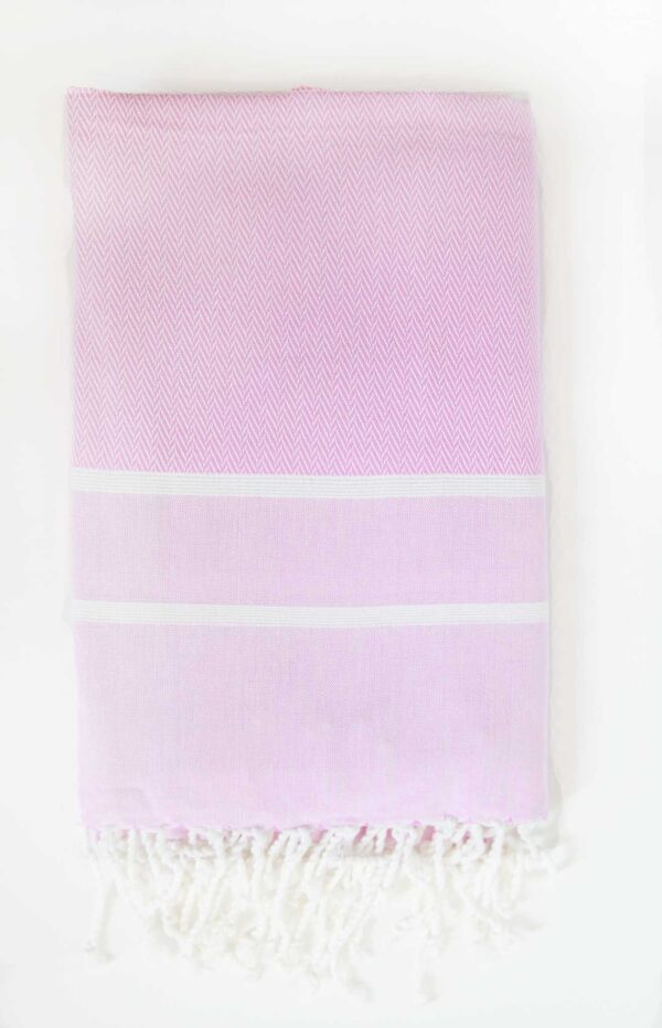 Fouta Towel Herringbone 2 Stripes