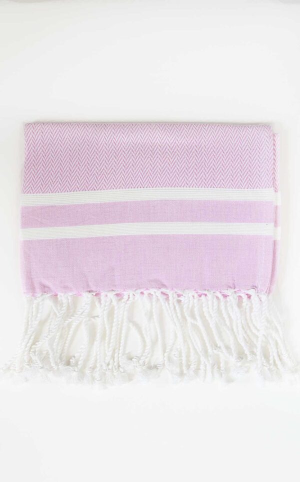 Guest Towel Herringbone 2 Stripes