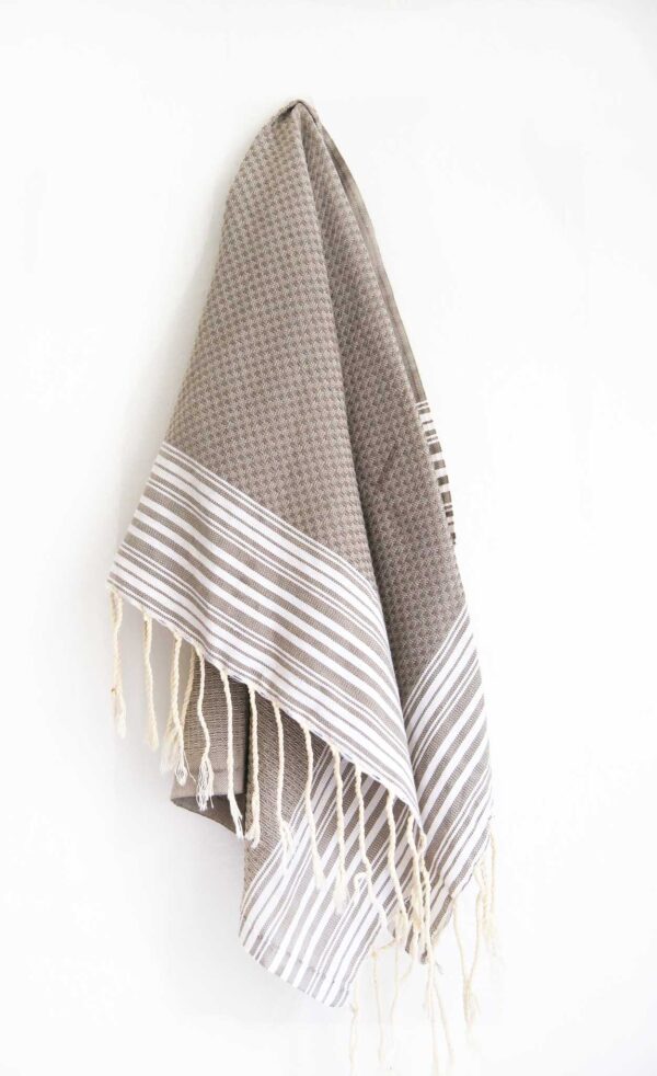 Guest towel Positive / Negative Thin Stripes