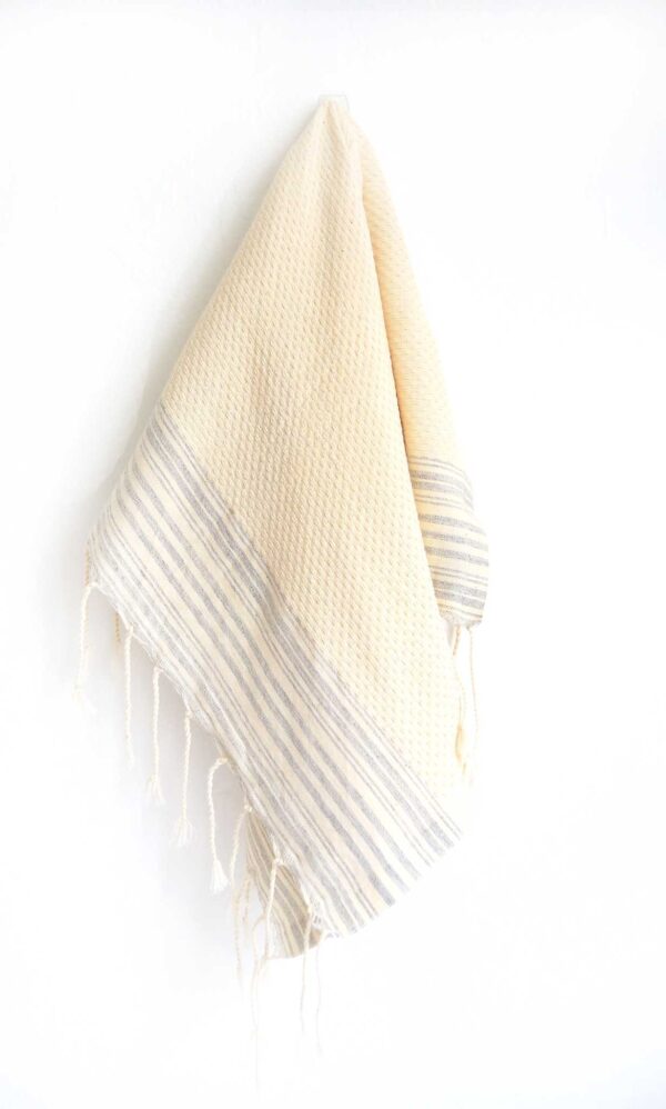 Guest towel Positive / Negative Thin Stripes