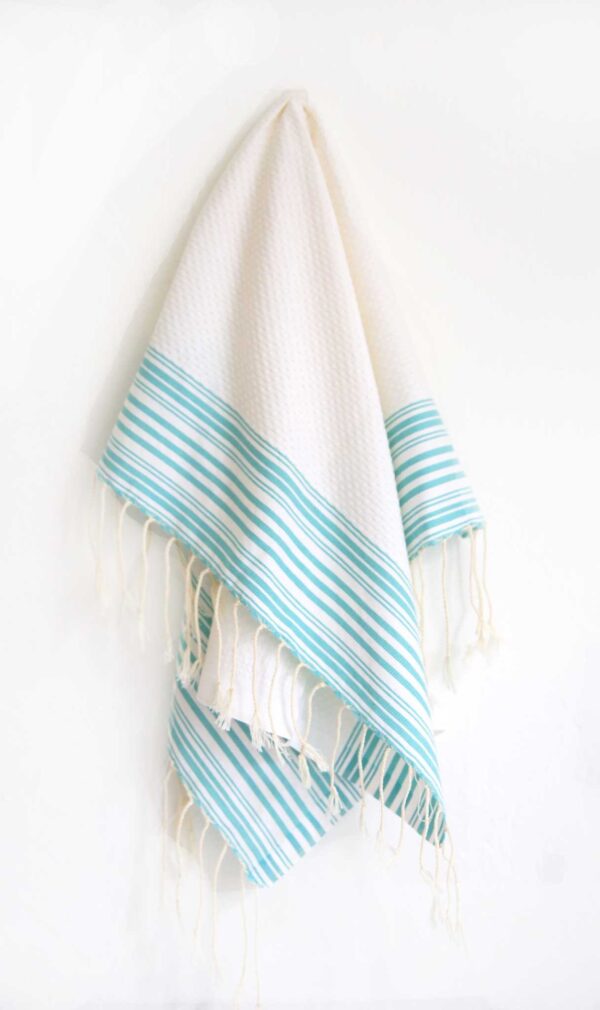 Guest towel Positive / Negative Thin Stripes