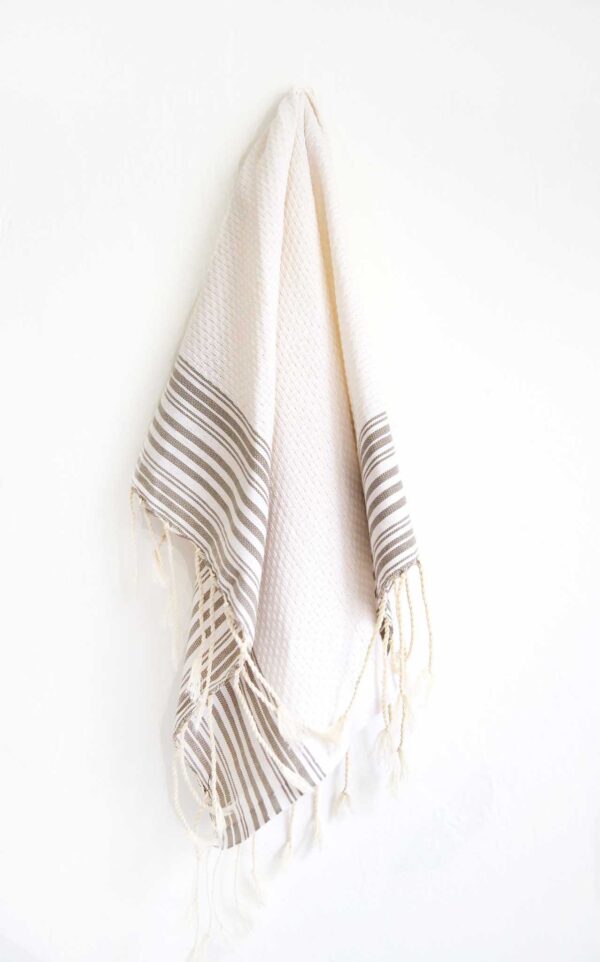 Guest towel Positive / Negative Thin Stripes