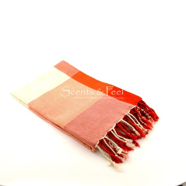 Fouta Asymmetrical Stripes Honeycomb