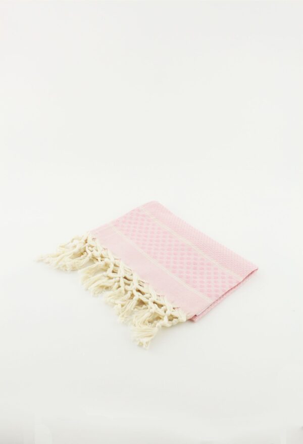 Guest Towel Honeycomb Polka Dots Jacquard