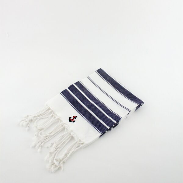 Guest Towel Canvas Bicolor Nautical