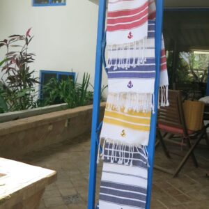 Guest Towel Canvas Bicolor Nautical