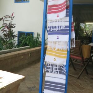 Guest Towel Canvas Bicolor Nautical