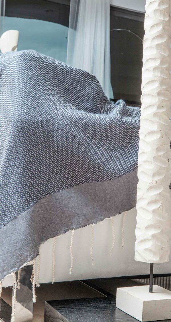 Fouta/Throw Chevron extra soft