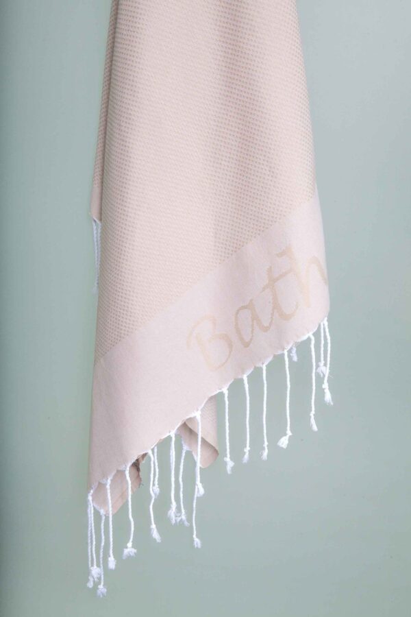 Fouta Towel Honeycomb "Bath" Jacquard