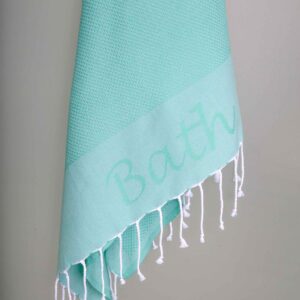 Fouta Towel Honeycomb "Bath" Jacquard