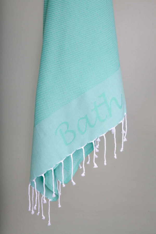 Fouta Towel Honeycomb "Bath" Jacquard