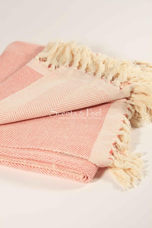 Herringbone Irridescent Throw Reversible