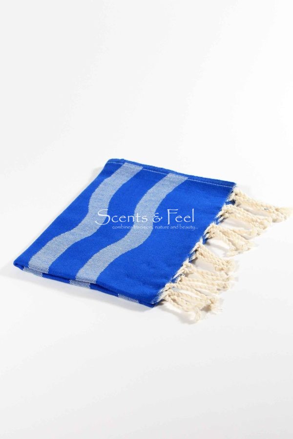 Turkish Guest Towel Wavy Stripe