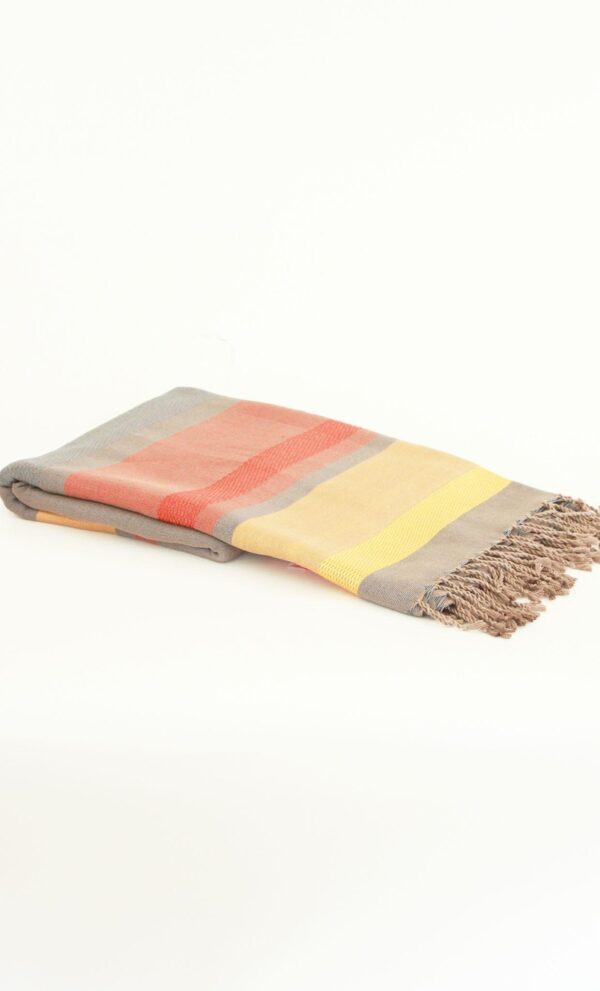 Throw Multi Bands Linen/Cotton/Bamboo