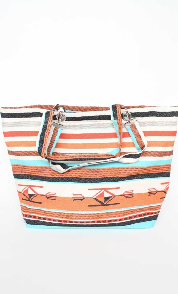 Beach Tote Boho Orange