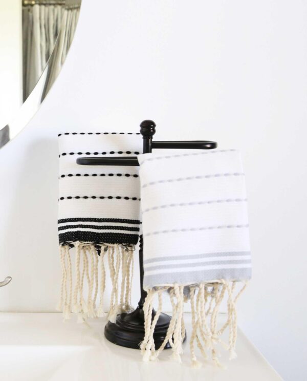 Guest Towel Stitches Bicolor