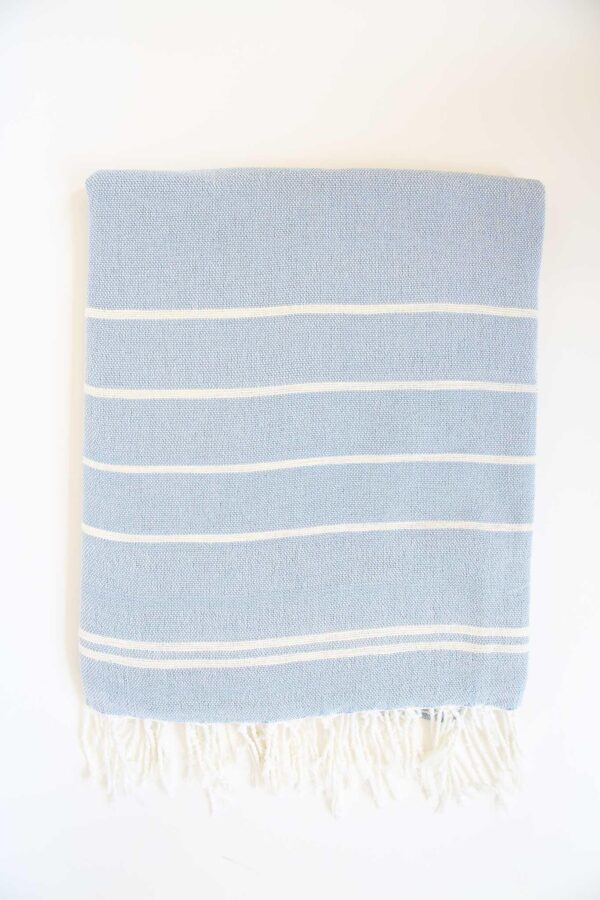 Throw Bamboo Linen Fine Stripes