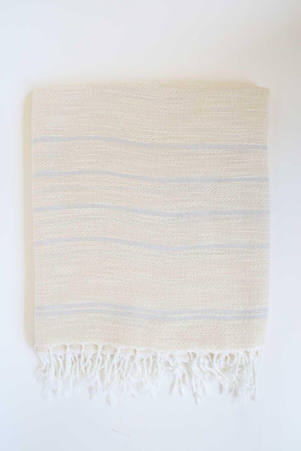 Throw Bamboo Linen Fine Stripes