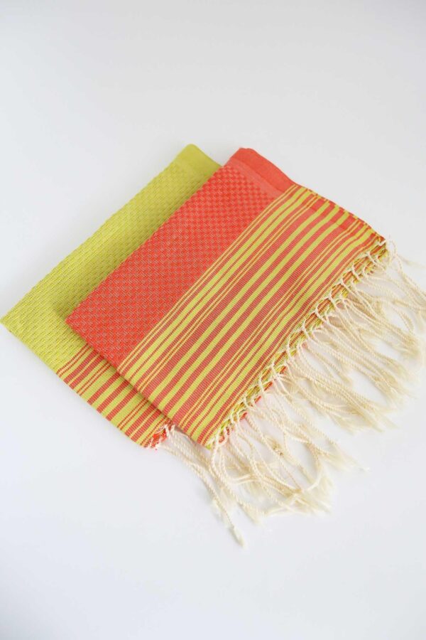 Set of 2 Guest Towel Thin Stripes