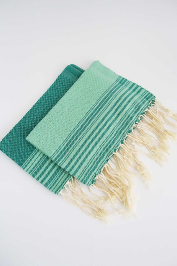 Set of 2 Guest Towel Thin Stripes