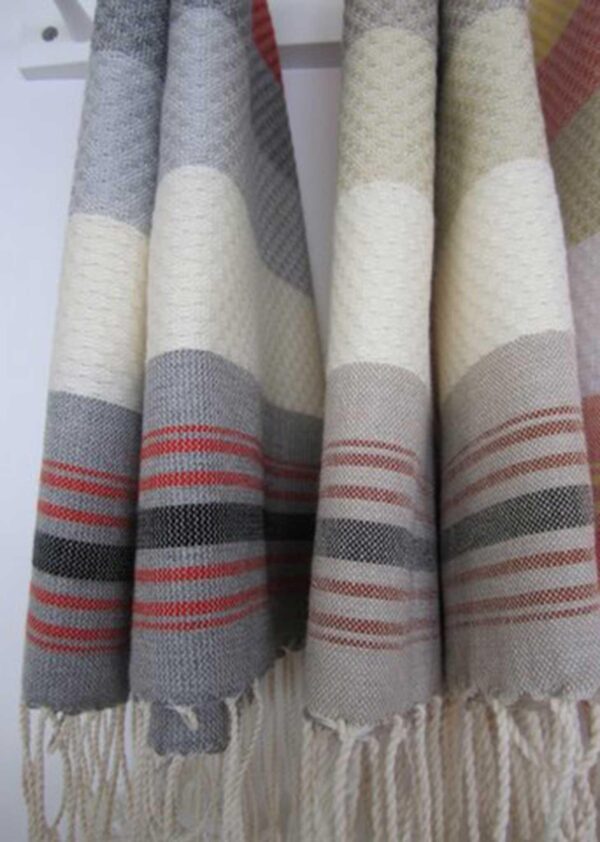 Fouta Neutral Multicolor Honeycomb