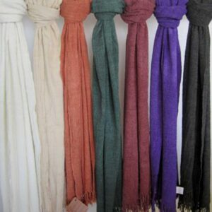 Scarf Pleated Wool