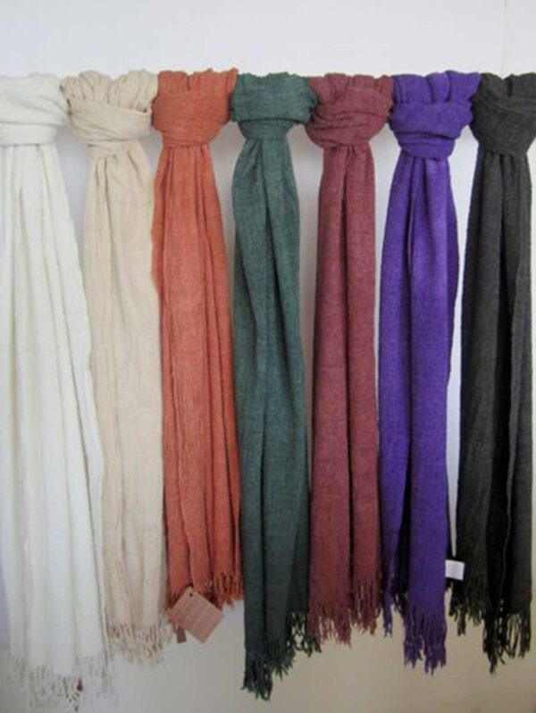 Scarf Pleated Wool