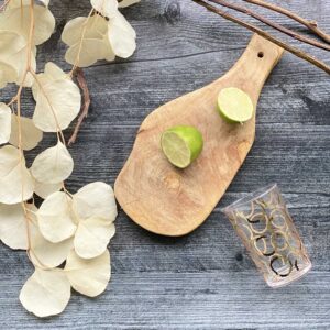 Olive Wood Pear Shape Board 11"