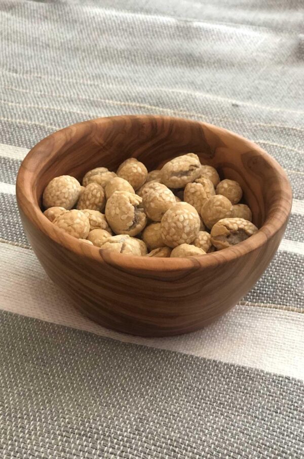 Olive Wood Small Oval Bowl 6 1/2"