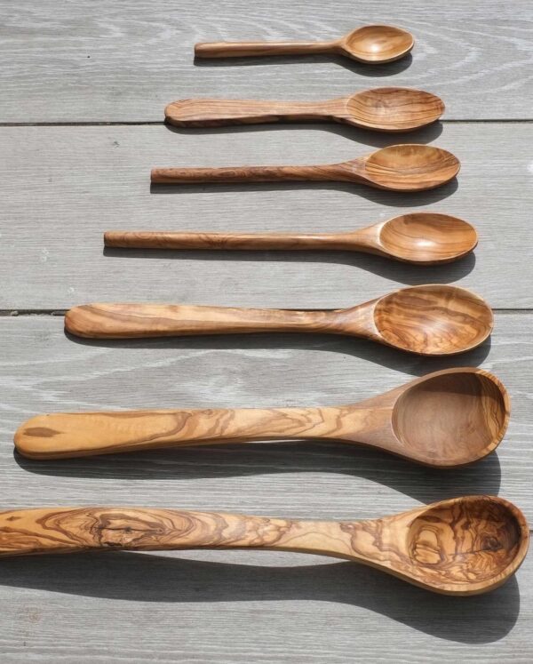 Olive Wood Large Spoon 14"