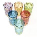 Set of Assorted Color Tea Glasses Marjana Palais Design | Scents & Feel