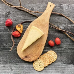 Olive Wood Rustic Medium Cutting Board 14"
