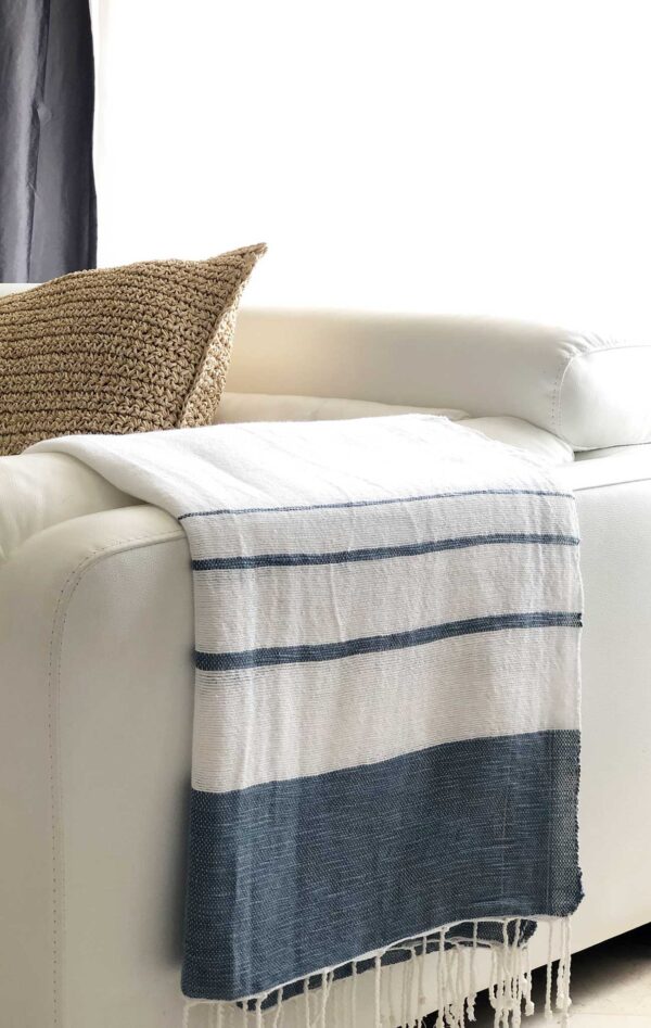 Throw Bamboo and Cotton Bicolor Hammamet