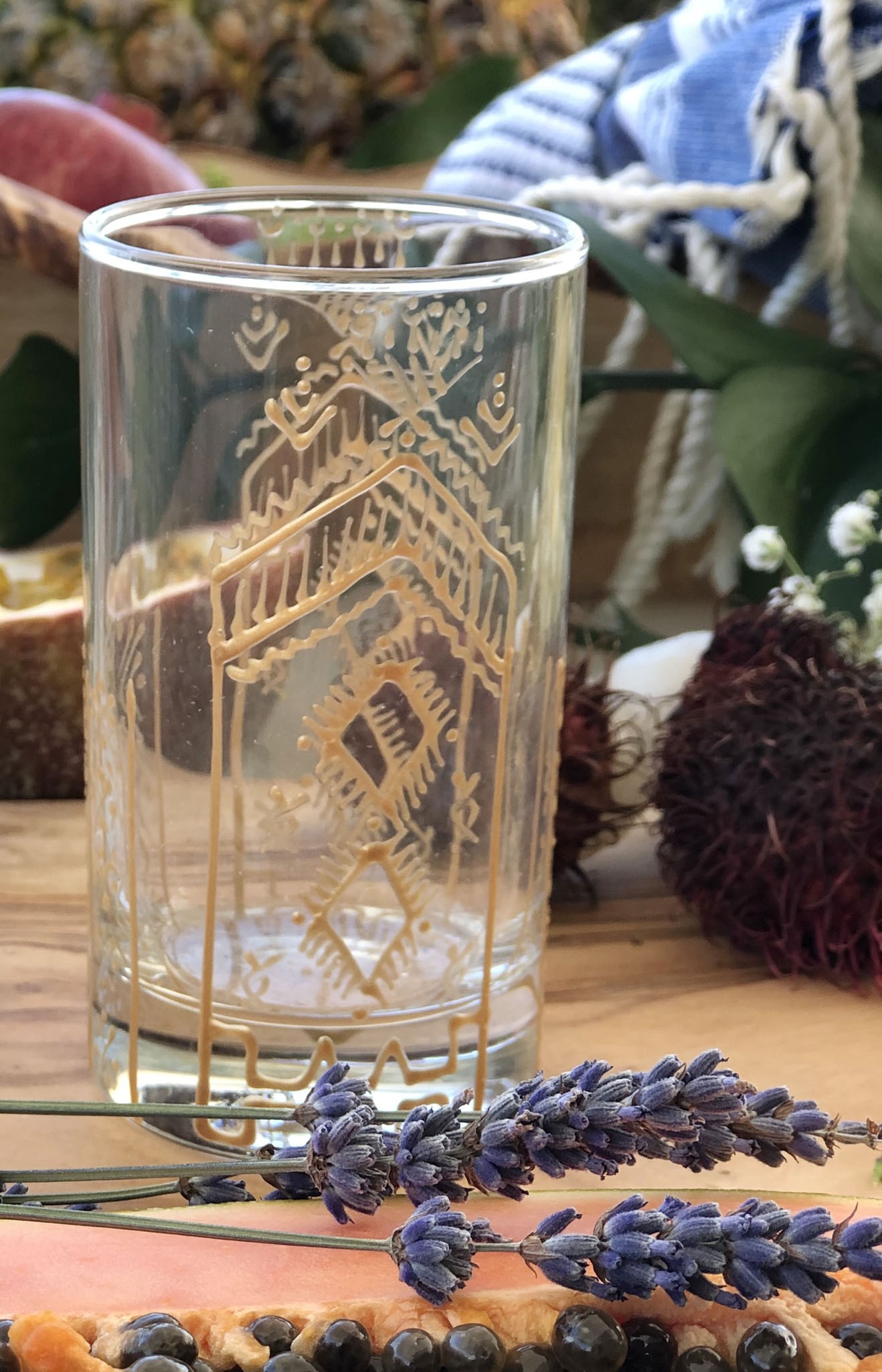 Glass shop tea glasses