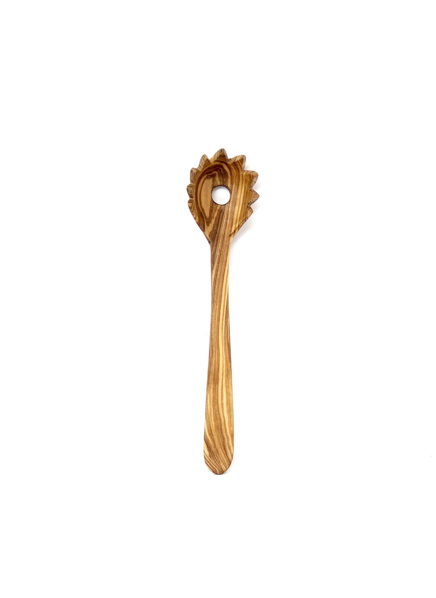 Olive Wood Spaghetti Spoon 12" Scents & Feel