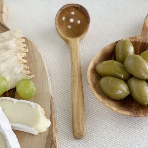 Olive Wood Pickle or Olive Spoon 6 1/2"
