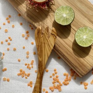 Olive Wood Small Fork 5.5"