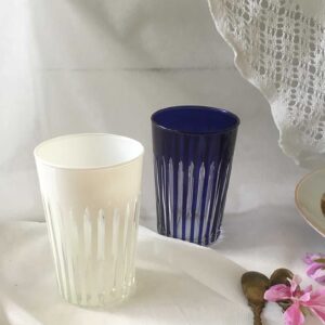 Set of 6 Tea Glasses Carved "Versaille"